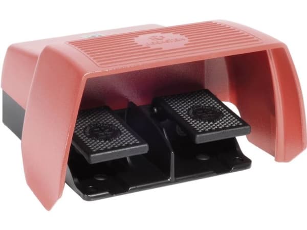 Bernstein F2-U1Z/U1Z UN Fodkontakt 240 V/AC 10 A 2 pedaler med beskyttelsesdæksel 2 x sluttekontakt, 2 x brydekontakt IP65 1 stk