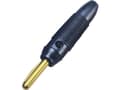 Pikkukuva 1 / 2: BKL Electronic 072150/G Banaanipistoke Liitin, suora Nastan halkaisija: 4 mm Musta 1 kpl