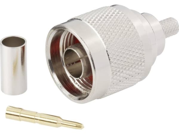 BKL Electronic 0404074 N-liitin Liitin, suora 50 Ohm 1 kpl