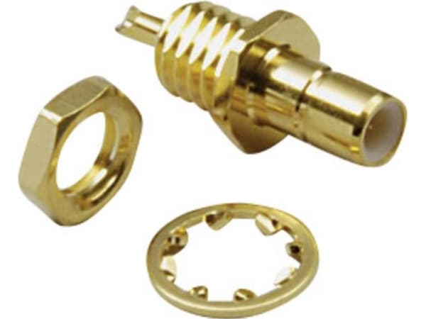 BKL Electronic 0411031 0411031 SMB-kontakt Anslutning, infälld vertikal 50 Ω 1 st