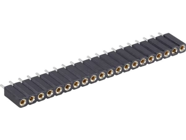 BKL Electronic 10120801, PCB-liitin, 1 kpl, Polyfenyleenisulfidi (PPS), Musta, -55 - 105 °C, 10 mm