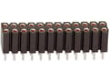 Miniatyrbild 1 av 2: BKL Electronic Bøsningsliste (præcision) Antal rækker: 2 Poltal hver række: 13 10120848 1 stk