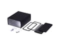 Miniatyrbild 2 av 3: Bopla Alubos ABP 2070-200 84207200.MT1 Profilkabinett 200 x 210 x 74 Aluminium Sort 1 stk