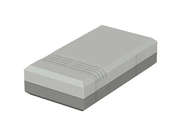 Bopla ELEGANT EG 1230 L 32123012 Elektroniikkakabinetti 125 x 67 x 30 Polystyrol (EPS) Gråhvid (RAL 7035) 1 kpl 1 kpl