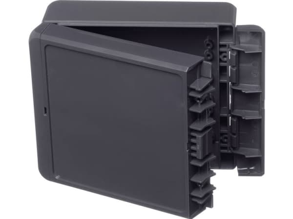 Bopla Bocube B 141306 ABS-7024 96033224 Teollisuuskaappi 125 x 151 x 60 ABS grafiitinharmaa (RAL 7024) 1 kpl