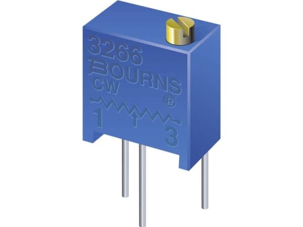 Bourns 3266X-1-202LF Cermet trimmer Lineær 0.25 W 2 kΩ 4320 ° 1 stk