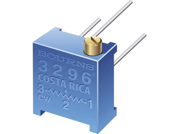 Bourns 3296P-1-103LF Cermet trimmer Lineær 0.5 W 10 kΩ 9 ° 1 stk