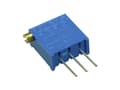 Miniatyrbild 3 av 3: Bourns 3296X-1-202LF Cermet trimmer Lineær 0.5 W 2 kΩ 9 ° 1 stk