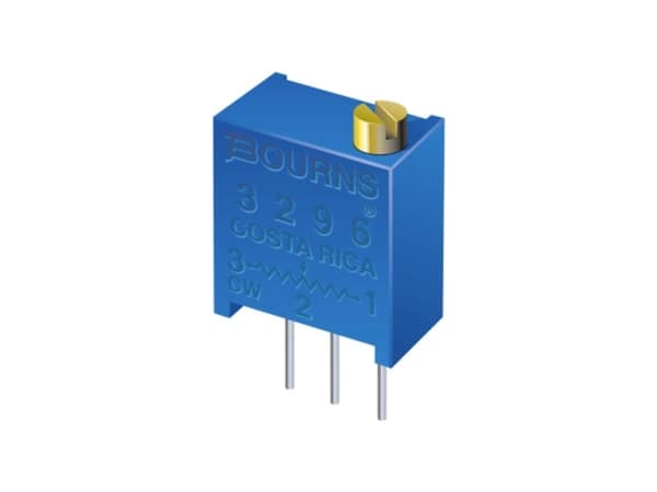 Bourns 3296Y-1-203LF 3296Y-1-203LF Spindeltrimmer 25-trins Lineær 0.5 W 20 kΩ 9000 ° 1 stk