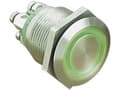 Miniatyrbilde 1 av 2: Bulgin MPI002/TERM/GN MPI002/TERM/GN Hærværkssikret trykknap 24 V/DC 0.05 A 1 x Off/(On) Tastende Grøn (Ø x L) 22 mm x 31 mm IP66 1 stk