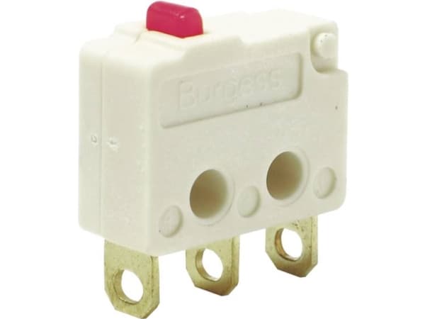 Burgess mikrokontakt F4T7YCUL 250 V/AC 5 A 1 x On/(On) IP40 tryckknappslut 1 st
