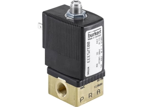 Bürkert Suoraan ohjattu venttiili 126140 6014 230 V/AC Runkomateriaali Messinki Tiivistemateriaali FKM 1 kpl