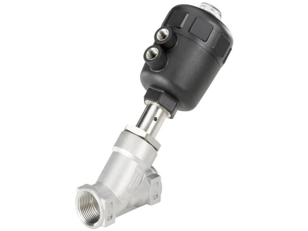 Bürkert Luftstyret ventil 1401 2000 Kabinetmateriale Rustfrit stål Forseglingsmateriale PTFE 1 stk