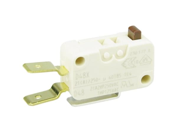 Zf Microswitch D489-V3aa 250 V/Ac 21 A 1x On/On Momentary 1 Pcs