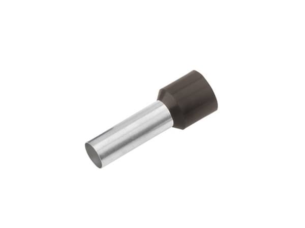 Cimco 182336, Päätyholkki, Peltipurkki, Suora, Musta, Metallinen, Kupari, 1,5 mm²