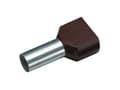Miniatyrbild 3 av 4: Cimco 18 2412 Dubbla kabelskor 1,50 mm² Delvis isolerade Svart 100 st