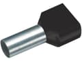 Miniatyrbild 1 av 4: Cimco 18 2412 Dubbla kabelskor 1,50 mm² Delvis isolerade Svart 100 st