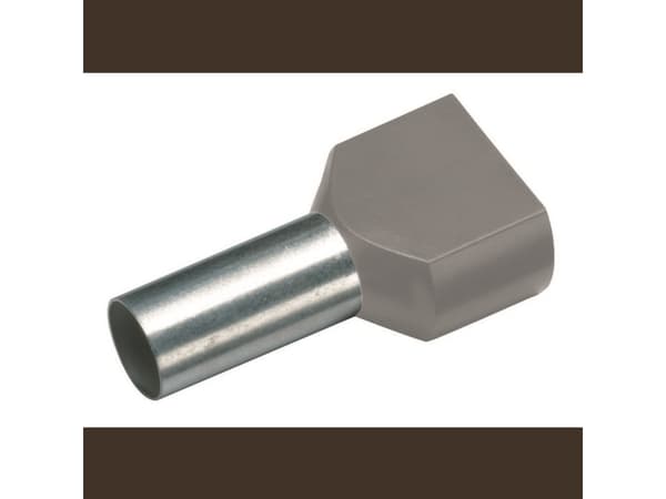 Cimco 18 2442 Tvillingekabelsko 1.50 mm² Delvist isoleret Rød 100 stk