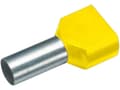 Pikkukuva 1 / 3: Cimco 18 2480 Kaksoiskaapelikengät 6 mm² Osittain eristetty keltainen 100 kpl