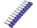 Pikkukuva 1 / 5: Cimco 18 4506 Kabelsko 1.50 mm² Delvist isoleret Sort 500 stk