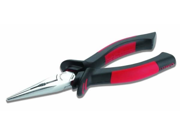 Cimco 10 0214, Nesetang, Sjokkresistent, PU plastikk, Stål, Plast, Sort, Rød, 160 mm