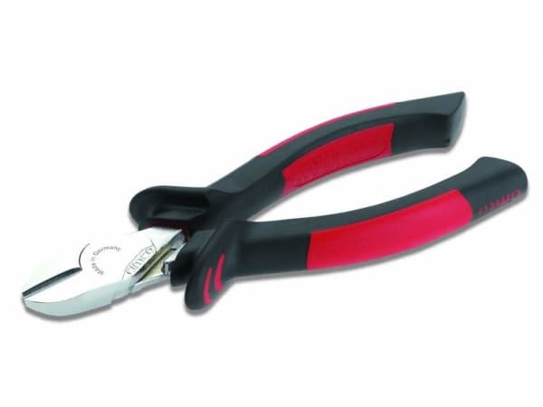 Cimco 10 0574, Avbitartång, Stöttålig, PU-plast, Stål, Plast, Svart, Röd, 160 mm
