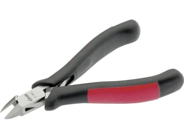 Cimco 10 0802, Avbitartång, Stöttålig, PU-plast, Stål, Plast, Svart, Röd, 120 mm