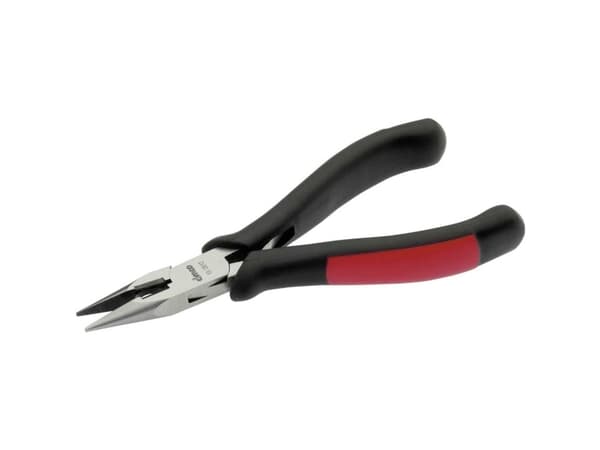 Cimco 10 0812, Nåltänger, Stål, Svart, Röd, 13 cm