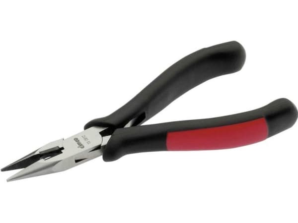Cimco 10 0812, Nåltänger, Stål, Svart, Röd, 13 cm