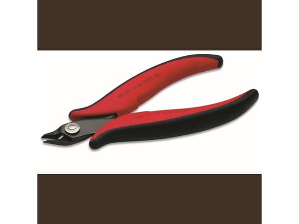 Cimco 10 1051, Diagonal tang, 1 mm, Stål, Sort, Rød, 132 mm