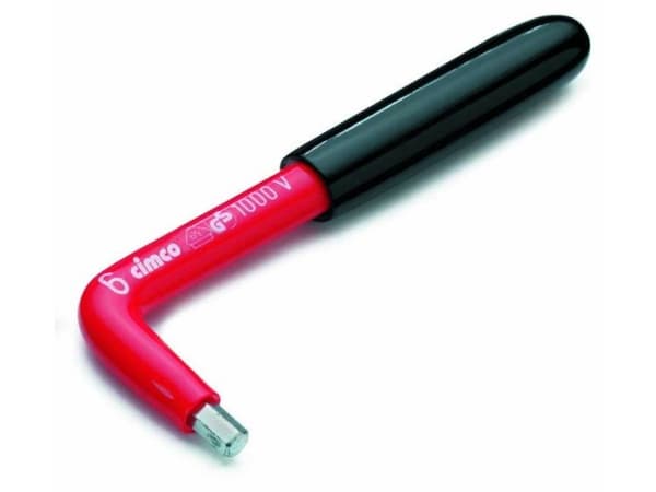 Cimco 110804, L-formad skiftnyckel, Metrisk, 1 st, Stål, Krom-vanadium-stål, 5 mm
