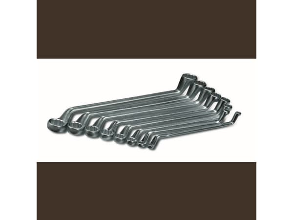 Cimco 112432, Krom-vanadium-stål, Krom, 6x7,8x9,10x11,12x13,14x15,16x17,18x19,20x22,21x23,24x27,25x28,30x32, 12 kpl