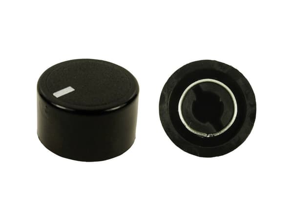 Cliff CL172970 CL172970 Drejeknap Sort (Ø x K) 18,8 mm x 11,2 mm 1 stk
