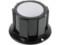 Pikkukuva 1 / 2: Cliff Fc1622 Knob Black, Silver Ø Xh 25.4mm X 15.1mm 1 Pc