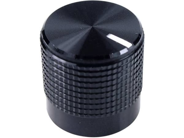 Cliff FC7223 Drejeknap Sort (Ø x H) 15 mm x 15 mm 1 stk