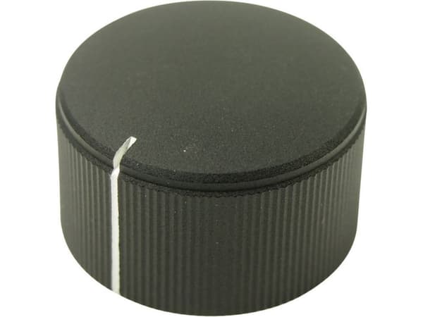 Cliff FC7253 FC7253 Drejeknap Sort (Ø x H) 25 mm x 15 mm 1 stk