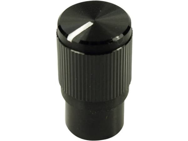 Cliff FC7259 FC7259 Drejeknap Sort (Ø x H) 10.7 mm x 19 mm 1 stk