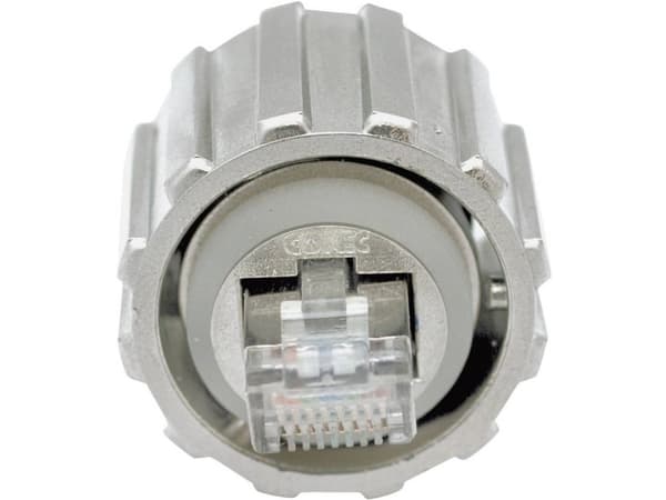 Conec 17-10013, RJ45, Grå, Hankoppling, Rak, ABS, Cat5e