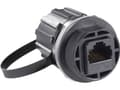 Miniatyrbild 2 av 3: Conec 17-10020, RJ45, Metallisk, Cat5e, IP67, Nickel, Koppar
