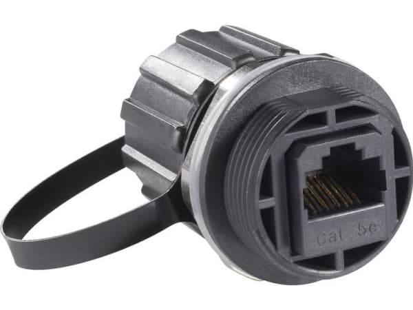 Conec 17-10020, RJ45, Metallisk, Cat5e, IP67, Nickel, Koppar