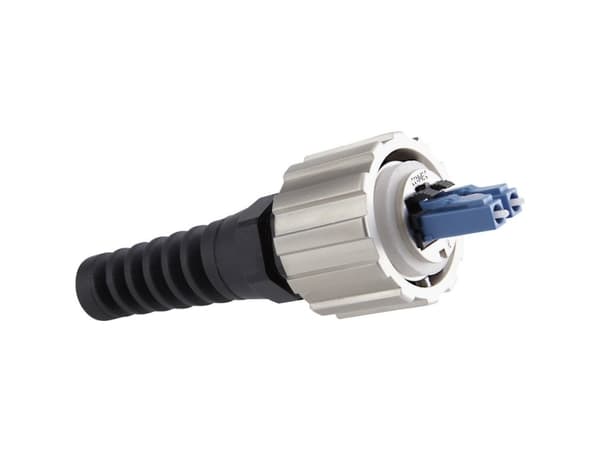 Conec 17-300040, LC Duplex MM, Svart, Hankoppling, Rak, IP67, -40 - 85 ° C