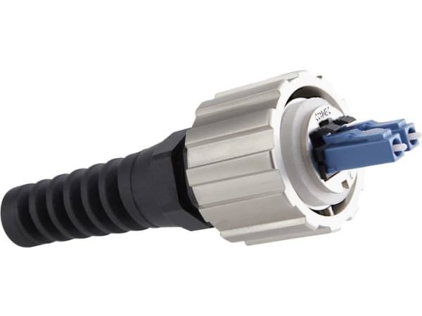 Conec 17-300040, LC Duplex MM, Svart, Hankoppling, Rak, IP67, -40 - 85 ° C