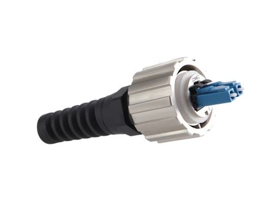 Conec 17-300040, LC Duplex MM, Svart, Hankoppling, Rak, IP67, -40 - 85 ° C