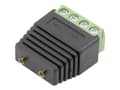 Miniatyrbilde 2 av 2: Conrad Components 93013c1128 Laboratorietilslutning Kobling, lige Stift-diameter: 2 mm Sort 1 stk