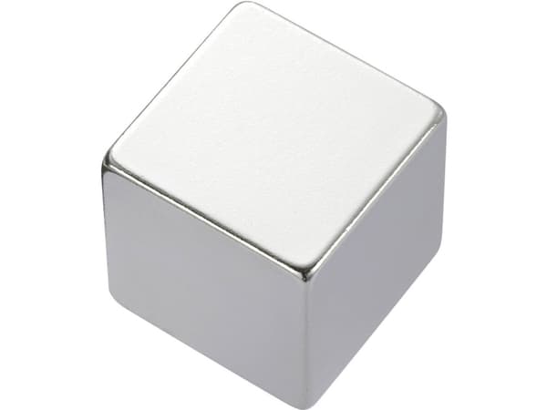 Conrad Components 505949 Kestomagneetti Terning (L x S x K) 10 x 10 x 10 mm N45 1,33 - 1,37 T Raja-arvolämpötila (max.): 80 °C