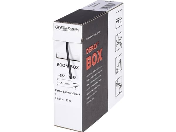DSG Canusa 8610064702 Krympeslange uden lim Grå 6.40 mm 3.20 mm Krympningshastighed:2:1 6 m