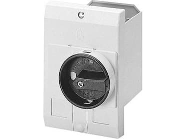 Eaton E-PKZ0-GR Tomt hus Indbygning, Med nødstopknap (L x B x H) 80 x 85 x 129 mm Rød, Gul, Grå 1 stk