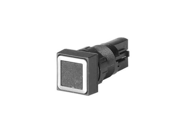 Eaton Q18D-GN, Nappi, Musta, Vihreä, Muovi, IP65, 50 mm