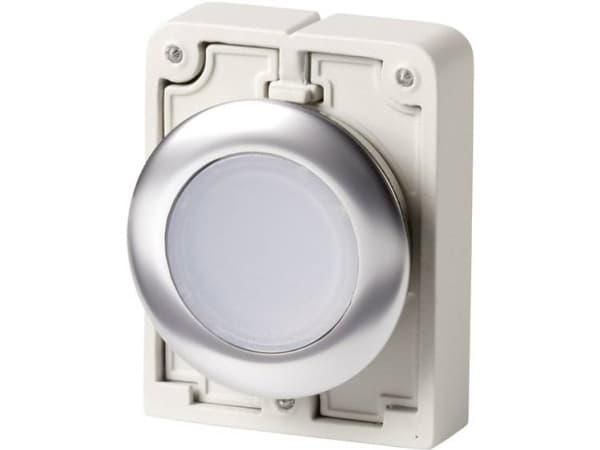 Eaton 182950 M30C-FDRL-W Painekytkin litteä, pyöreä, kromattu valkoinen 1 kpl
