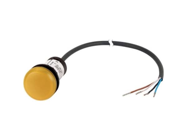Eaton C22-L-Y-24-P66 Merkkivalot tasainen keltainen 24 V DC/AC 1 kpl